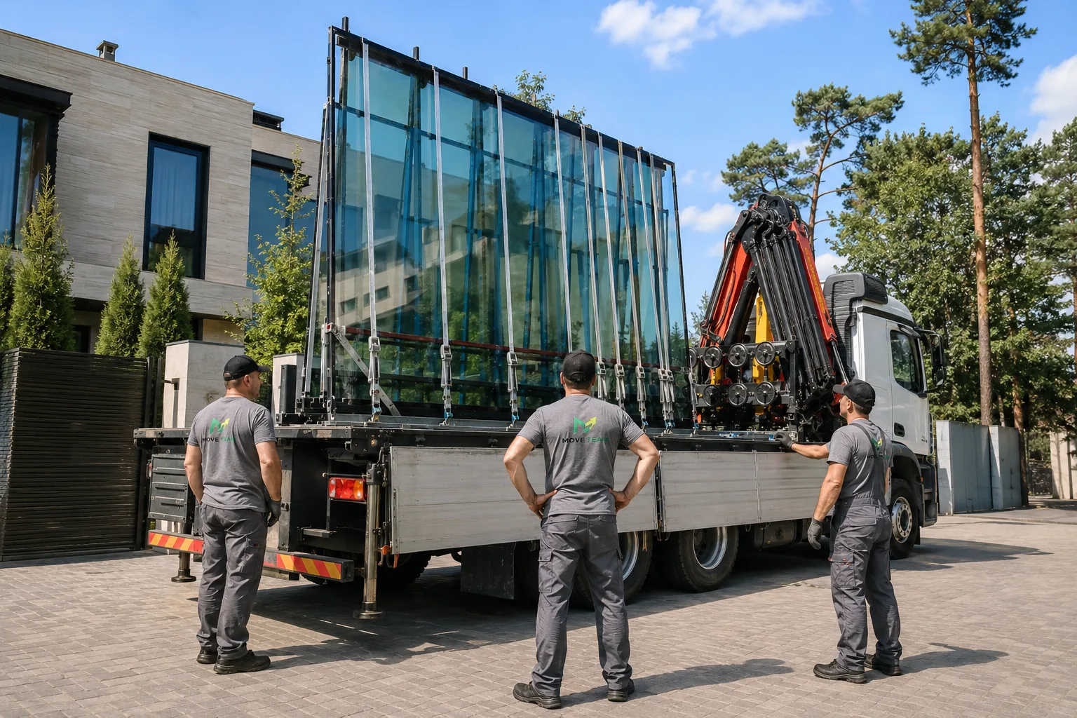 Брендированный фургон Move Team в Киеве